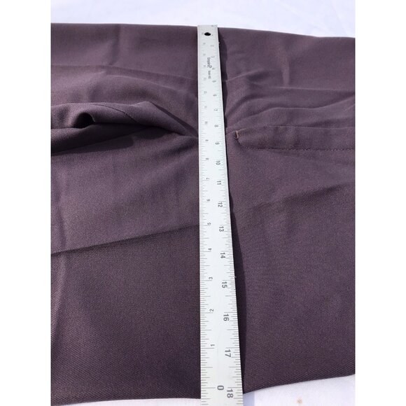 Vtg 70s Levi’s Purple Poly Pants Women’s 2 27” High Waist Wide Leg HTF Slacks - Picture 12 of 16